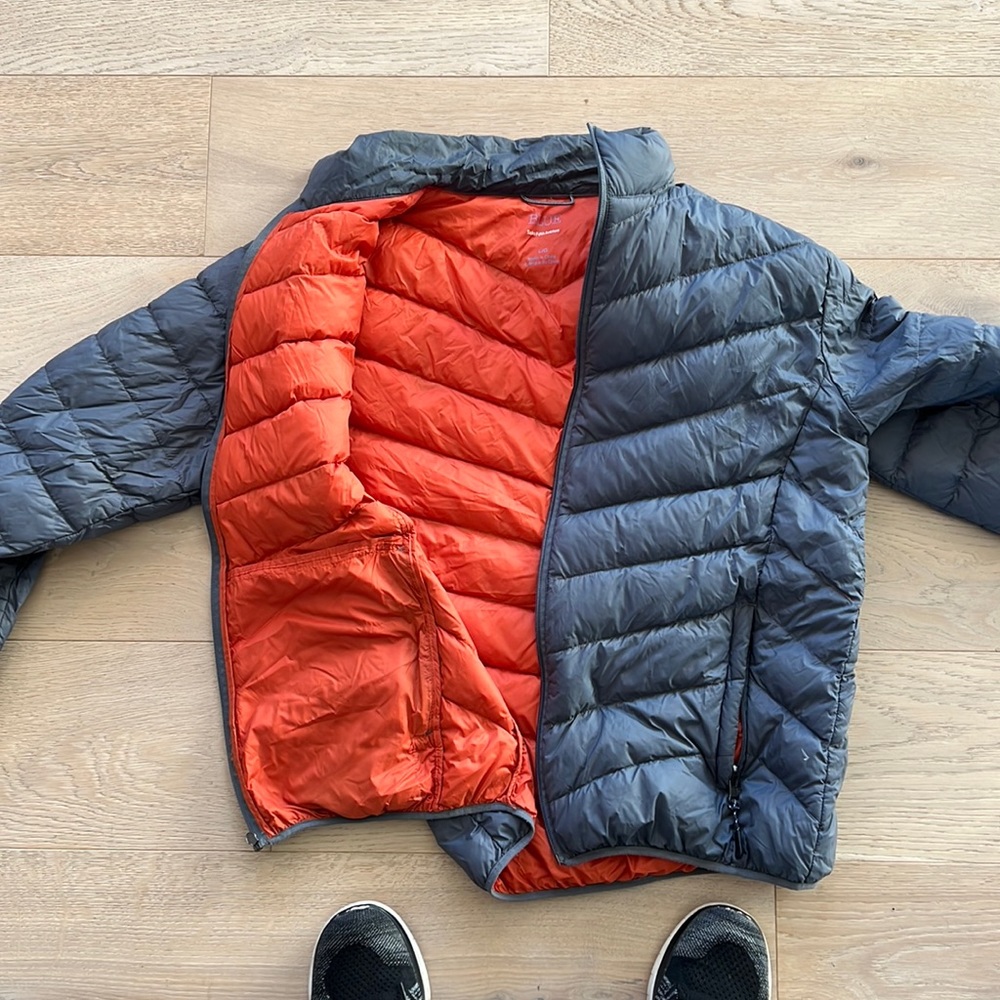 Men's Coat gray/orange